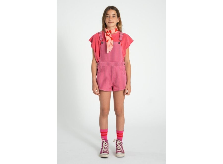 Piupiuchick | Sleeveless Top Pink With "Amour" Print