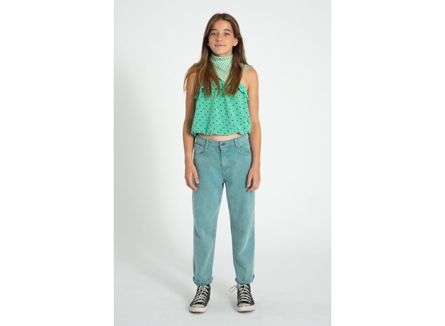 Piupiuchick | Unisex Trousers Washed Green