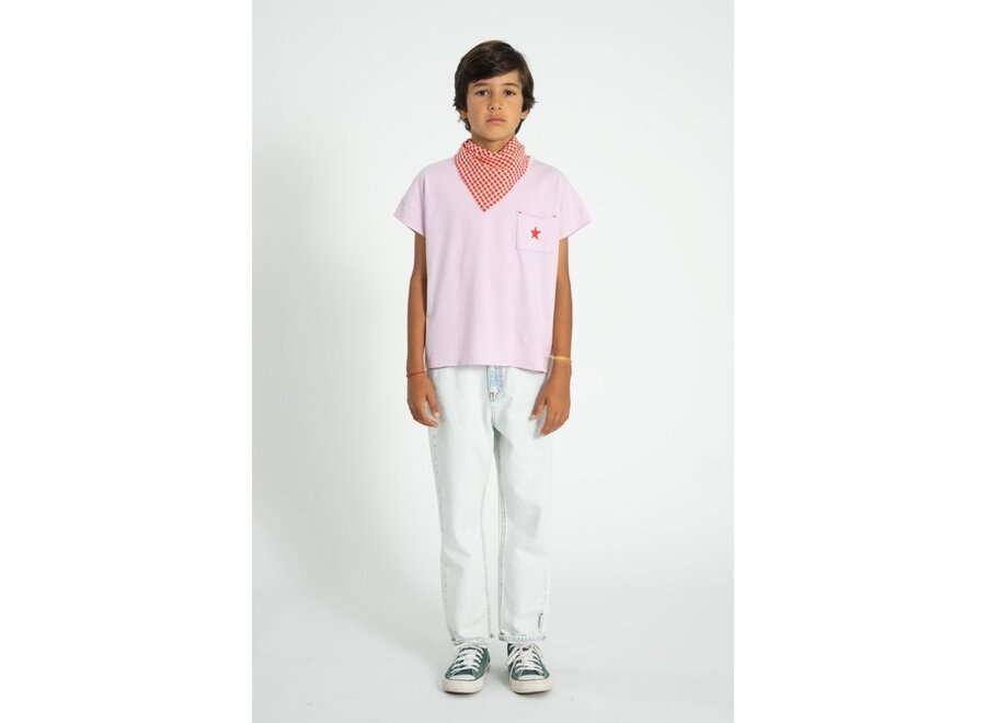 Piupiuchick | Unisex Trousers Washed Light Blue Denim