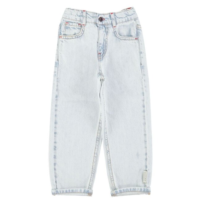 Piupiuchick | Unisex Trousers Washed Light Blue Denim