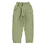 Piupiuchick | Unisex Trousers Green With Indigo Stripes