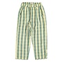 Piupiuchick | Unisex Trousers Light Yellow Checkered