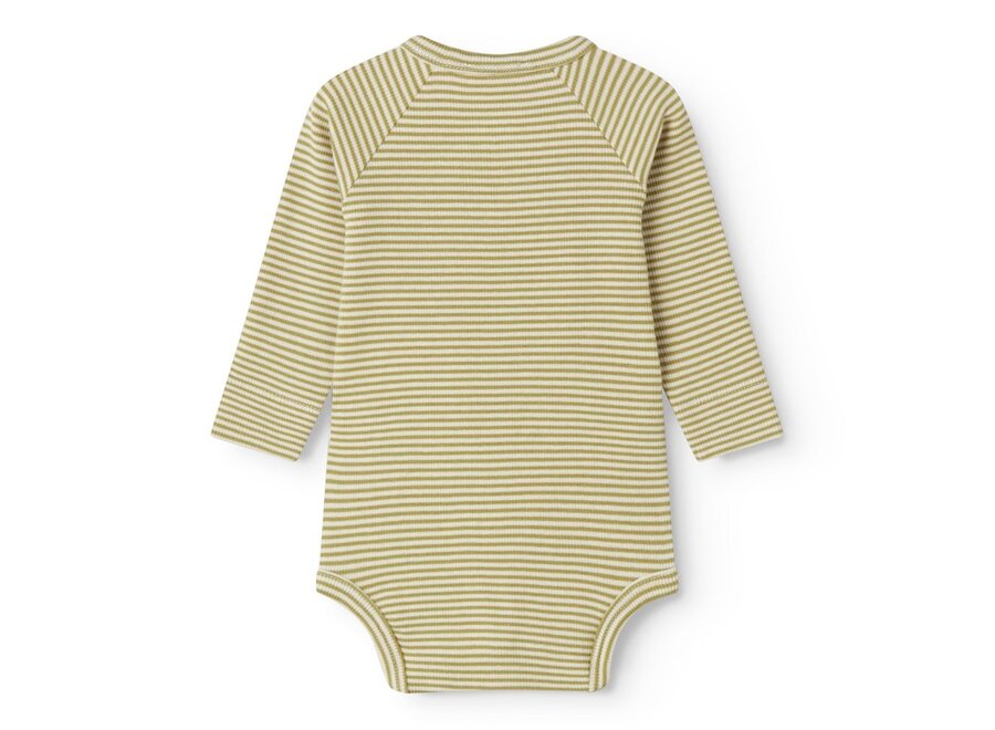 MarMar | Bellis Romper Olive Stripe