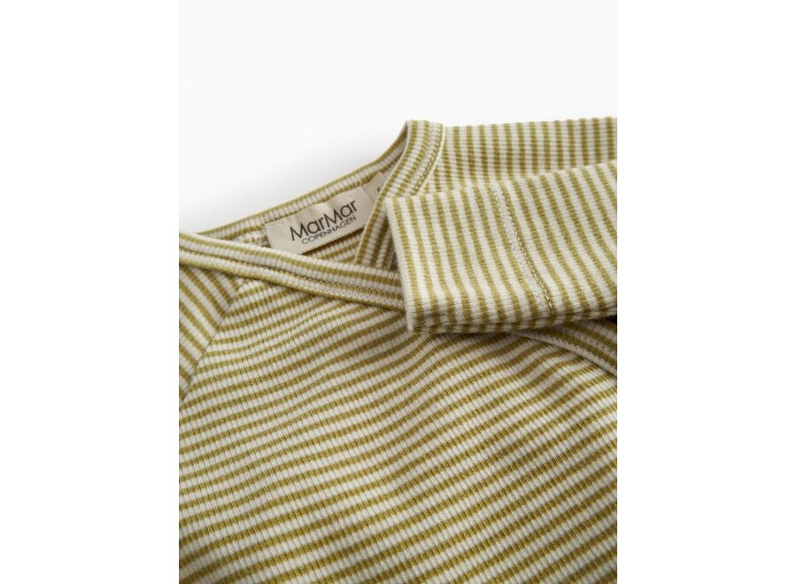 MarMar | Bellis Romper Olive Stripe