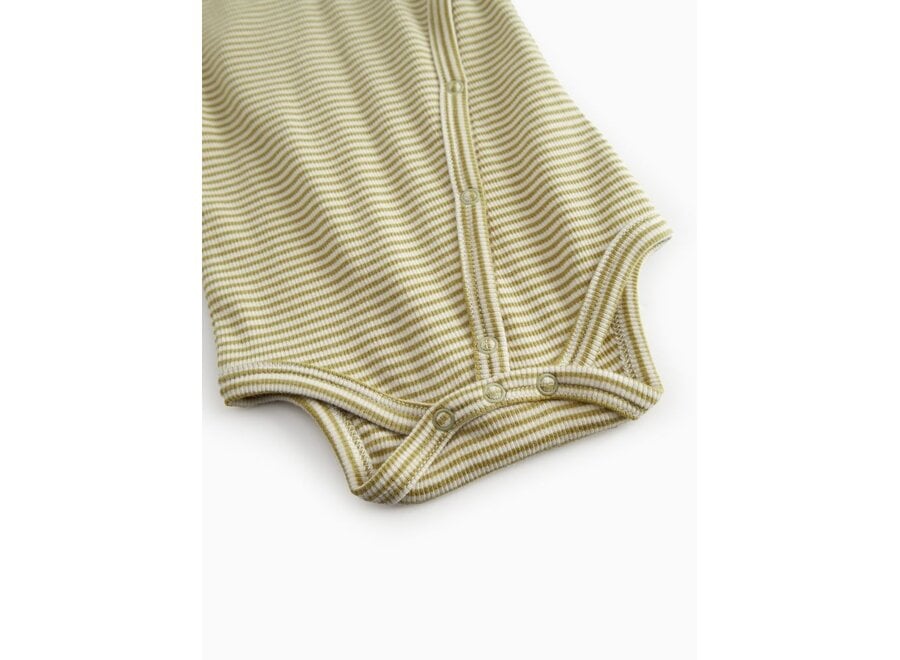 MarMar | Bellis Romper Olive Stripe