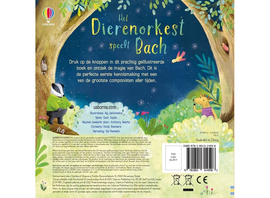 Geluidenboek: Het dierenorkest speelt Bach