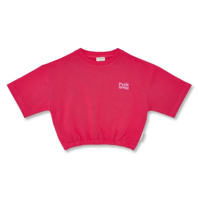 T-Shirt Elastic Waist Raspberry Wine