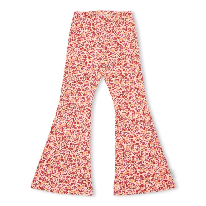 Bowie Flared Pants Small Flowers AOP