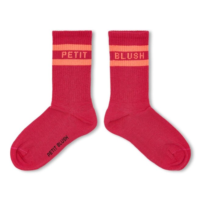 Sport Socks Raspberry Neon Orange