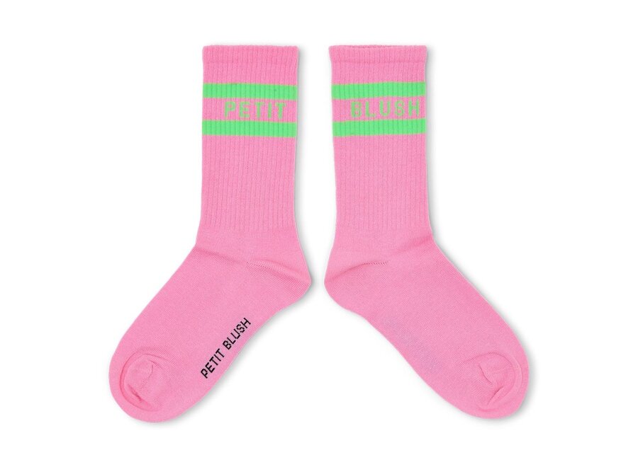 Petit Blush | Sport Socks Lemonade Neon Green