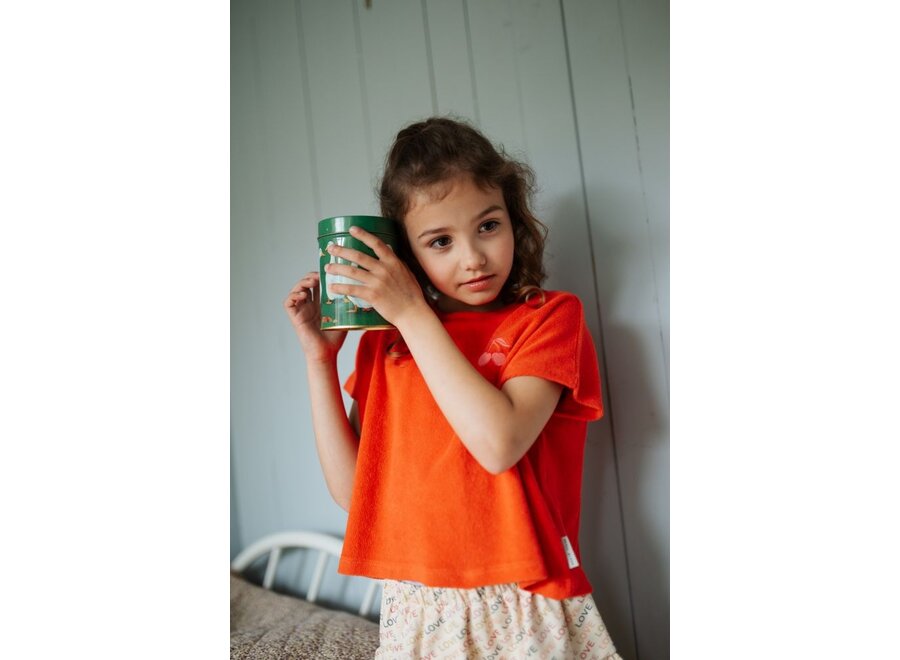 Petit Blush | Towel Top Cherry Grenadine