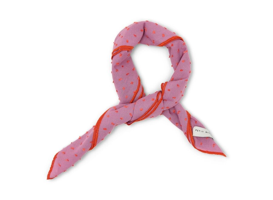 Petit Blush | Scarf 50x50 cm Plumeti