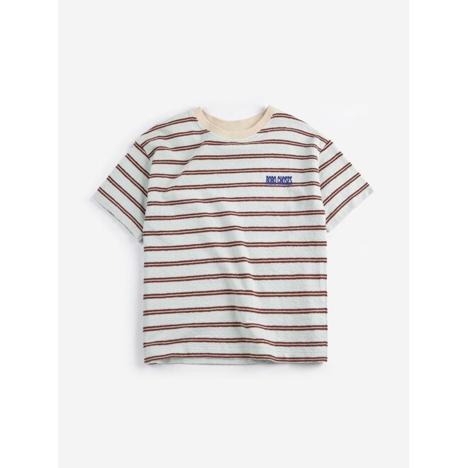 Bobo Choses Stripes T-Shirt Light Blue