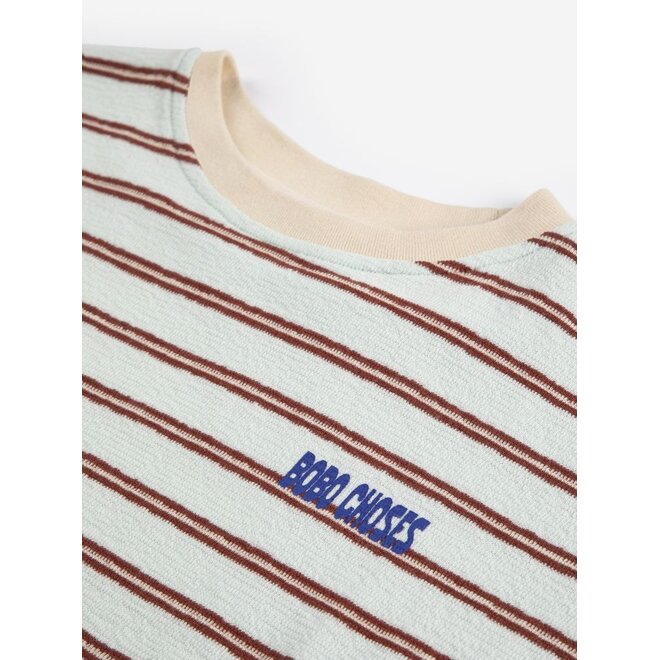 Bobo Choses | Bobo Choses Stripes T-Shirt Light Blue