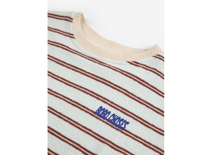 Bobo Choses | Bobo Choses Stripes T-Shirt Light Blue