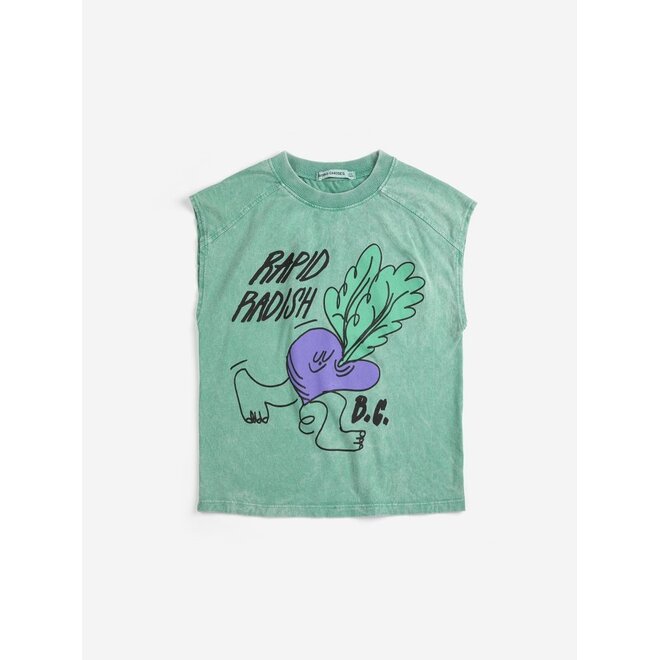 Rapid Radish Sleeveless T-Shirt Green