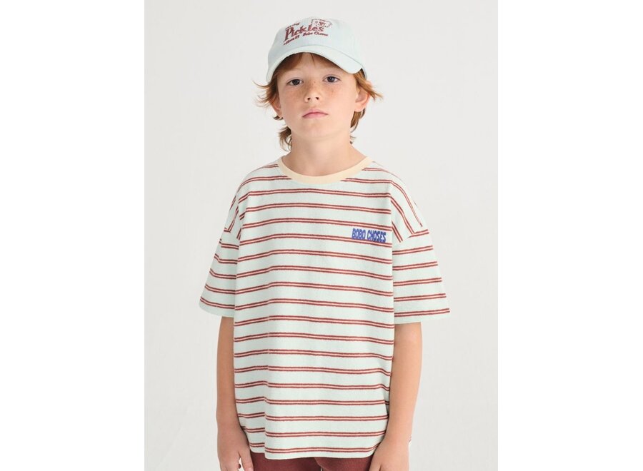 Bobo Choses | Bobo Choses Stripes T-Shirt Light Blue