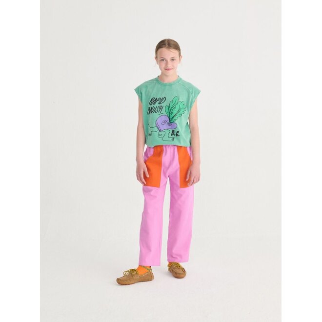 Bobo Choses | Rapid Radish Sleeveless T-Shirt Green