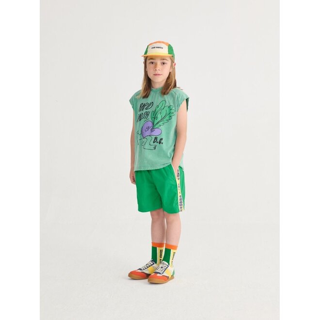 Bobo Choses | Rapid Radish Sleeveless T-Shirt Green