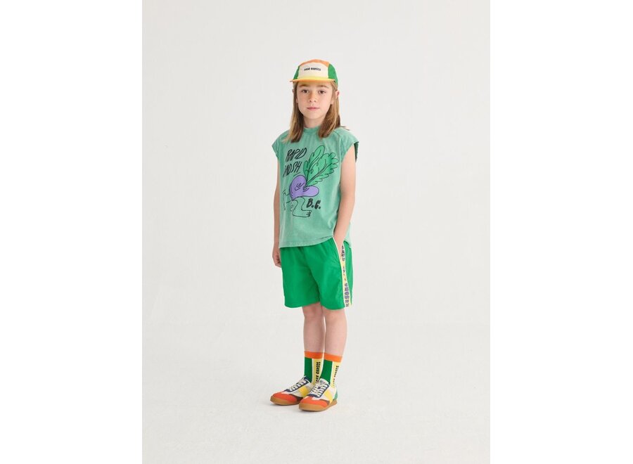 Bobo Choses | Rapid Radish Sleeveless T-Shirt Green