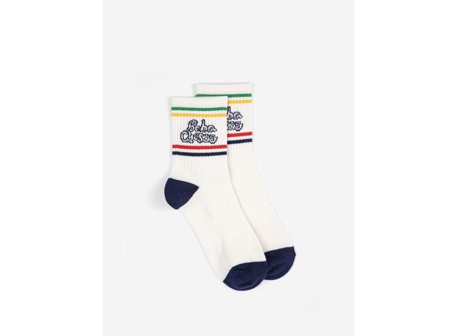 Bobo Choses By Hand Short Socks Offwhite