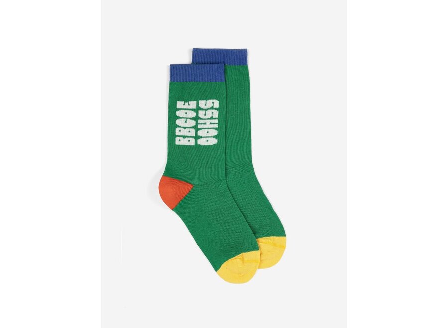 Bobo Choses Modern Long Socks Green