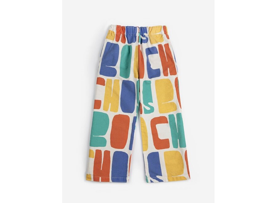 Bobo Choses Color All Over Woven Pants Offwhite