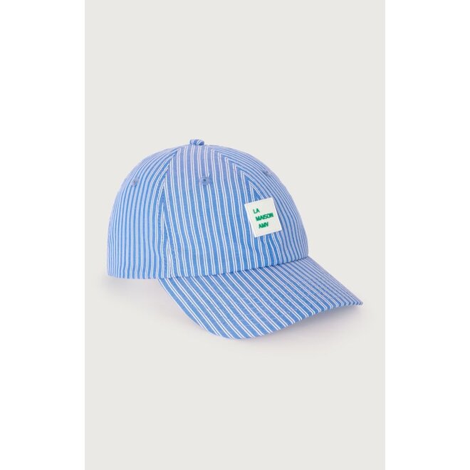 Zatybay Casquette Stripes Aqua