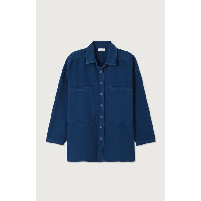 American Vintage | Comow Blouse Ml Raw Blue