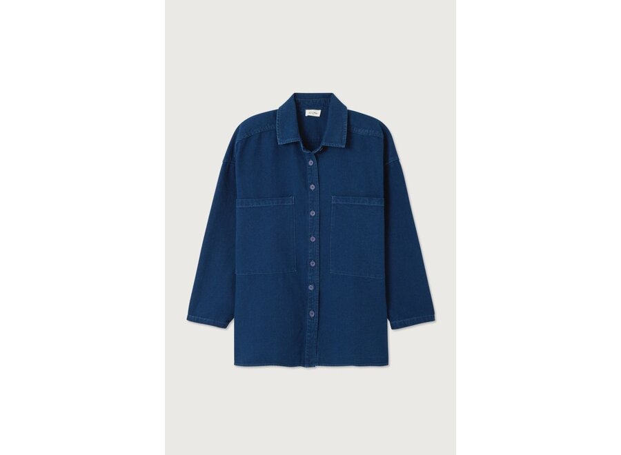 Comow Blouse Ml Raw Blue