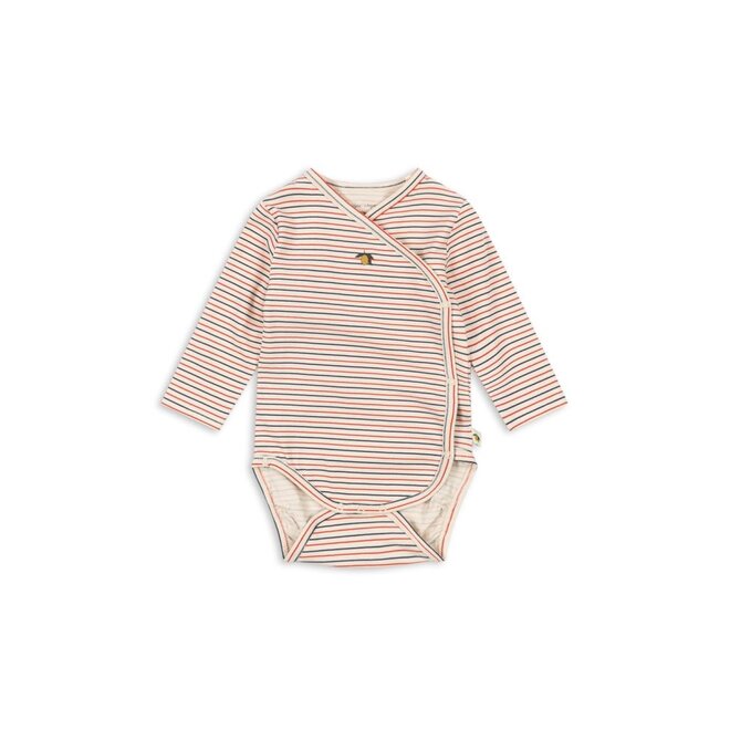 Konges Sløjd | Basic Ls Newborn Body Gots Stripe Tricolore Petit