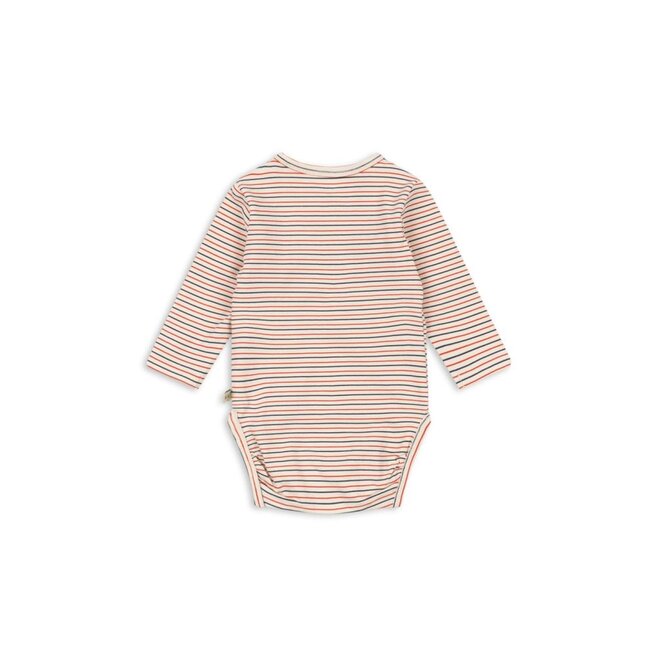 Konges Sløjd | Basic Ls Newborn Body Gots Stripe Tricolore Petit