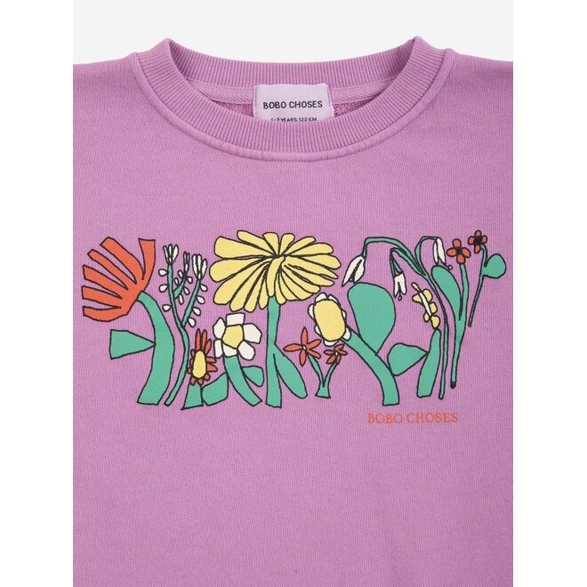 Bobo Choses | Color Herbalist Relaxed Sweatshirt Purple