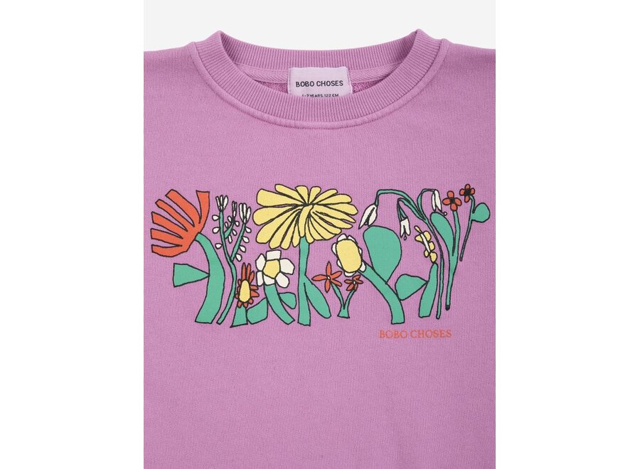 Bobo Choses | Color Herbalist Relaxed Sweatshirt Purple
