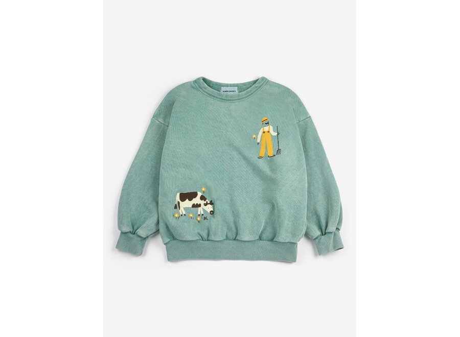 Farm Adventure Sweatshirt Green