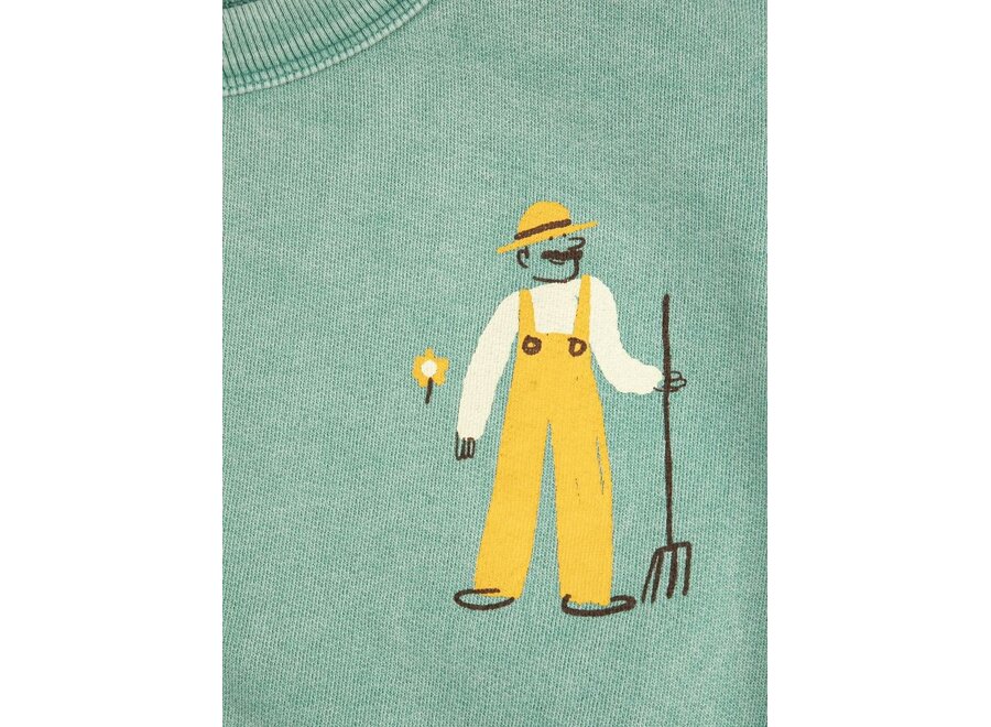 Bobo Choses | Farm Adventure Sweatshirt Green