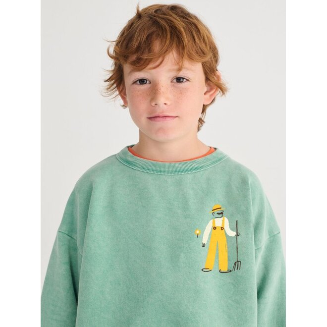 Bobo Choses | Farm Adventure Sweatshirt Green