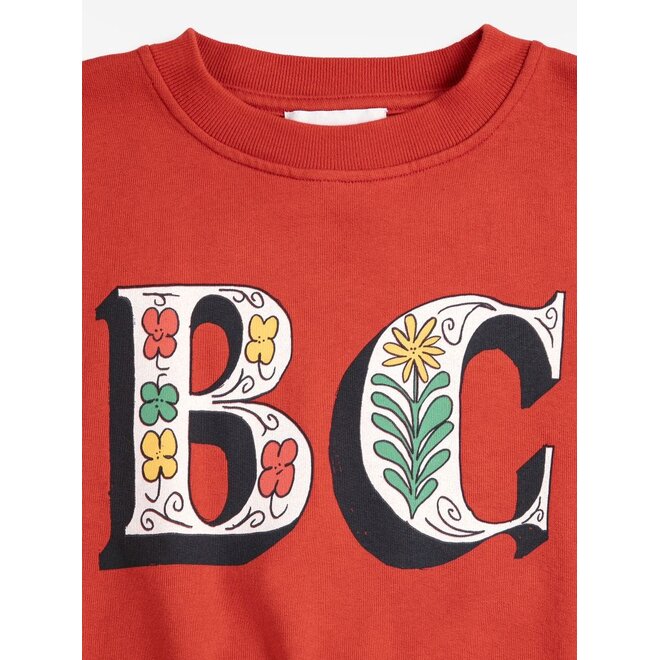 Bobo Choses | Spring Letters Sweatshirt Red