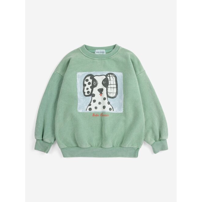 Bobo Choses | Van Dog Sweatshirt Green