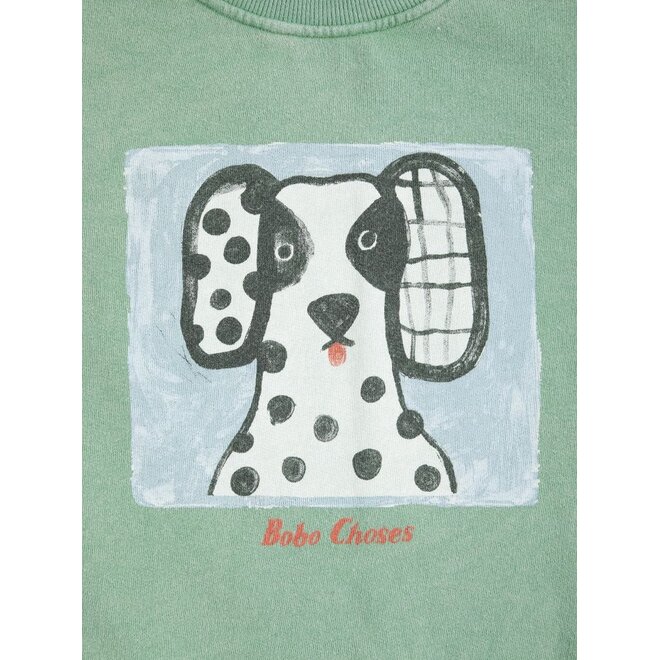 Bobo Choses | Van Dog Sweatshirt Green