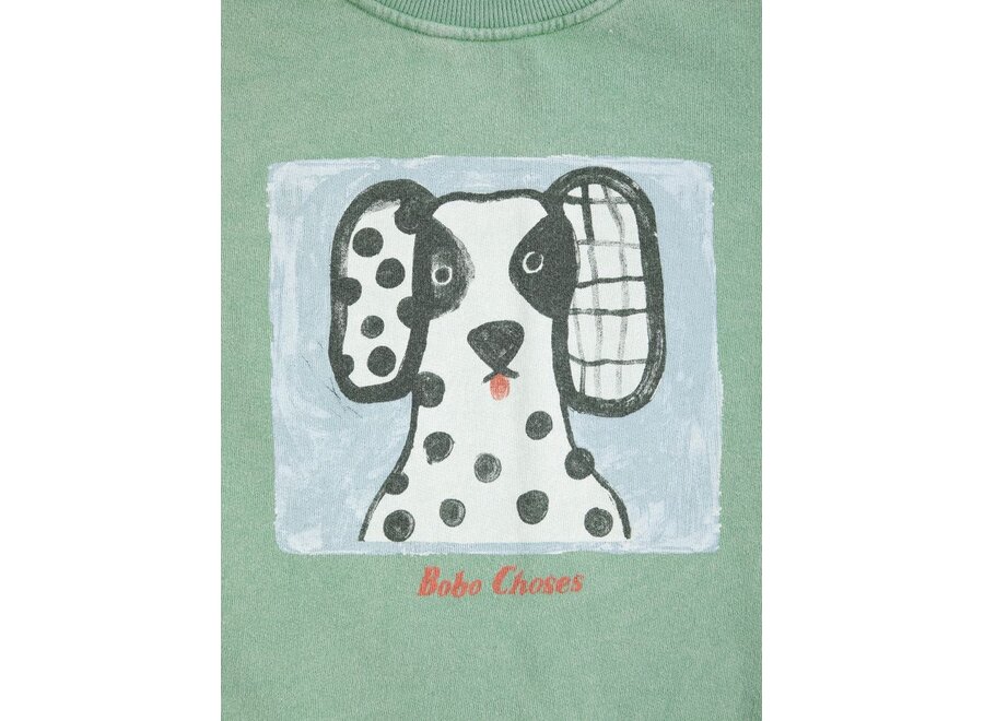 Bobo Choses | Van Dog Sweatshirt Green