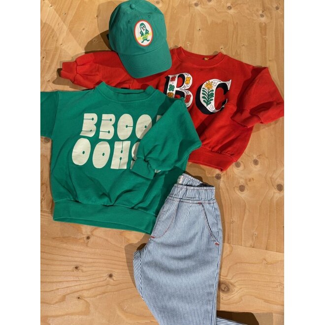 Bobo Choses | Spring Letters Sweatshirt Red