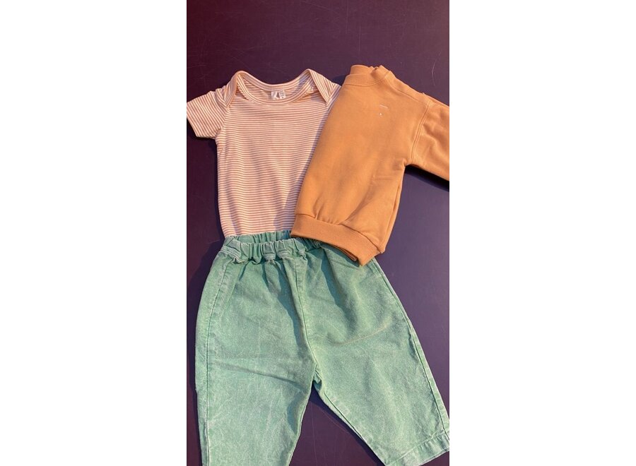 Gray Label | Baby Dropped Shoulder Sweater GOTS Melon