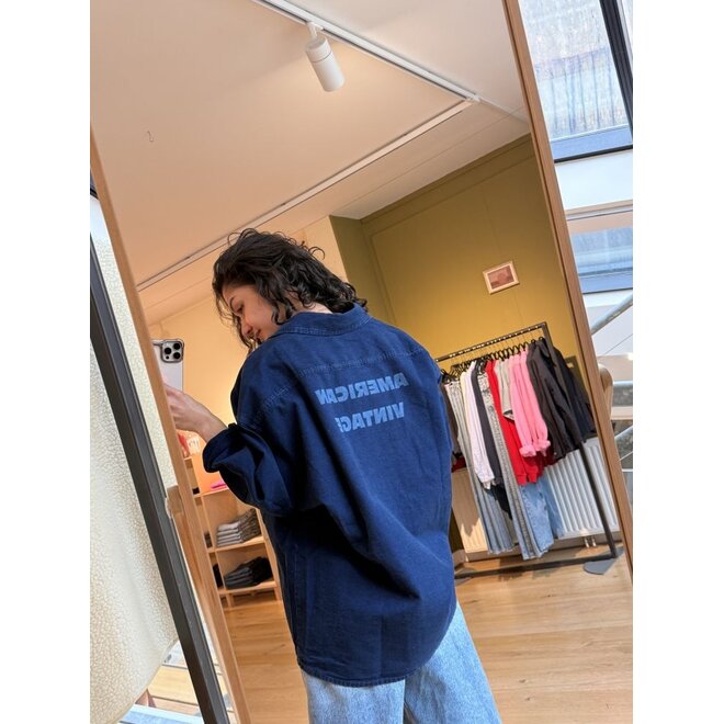 American Vintage | Comow Blouse Ml Raw Blue