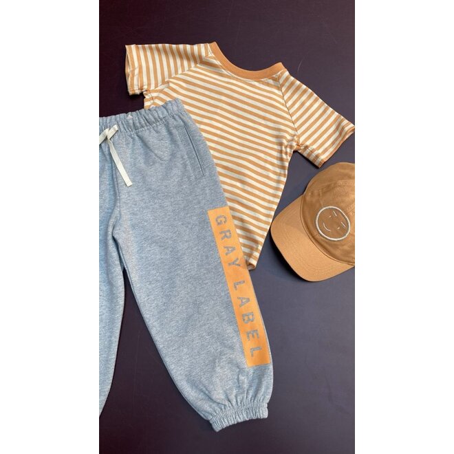 Gray Label | Crewneck Tee GOTS Melon / Cream