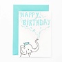 Studio Flash | Letterpress Card ‘happy birthday elephant’