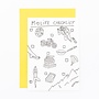 Studio Flash | Letterpress Card 'midlife checklist'