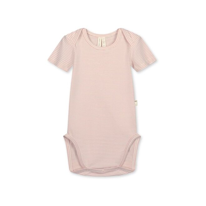 Baby Onesie GOTS Faded Pink / Cream