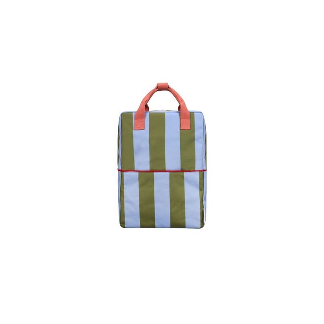 Backpack Large Lemon Tree Stripes Tickling Grass + Cloud Blue