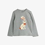Mini Rodini | Rabbit Application Longsleeve Top Grey Melange